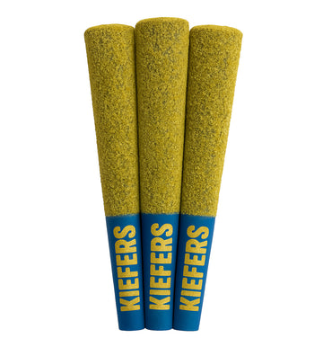 Préroulés infusés Quad Kiefers Max 50 - Blueberry Haze