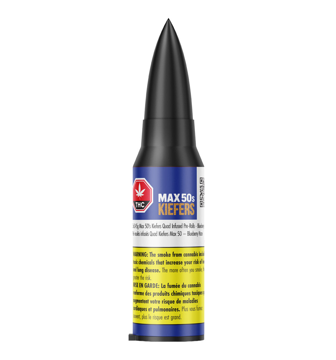 Max 50's Kiefers Quad Infused Blueberry Haze Pre-Rolls