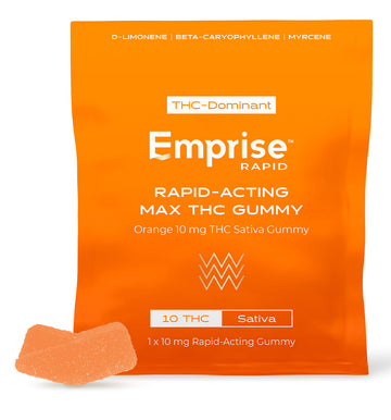 Jujube végétalien sativa Orange 10 mg de THC