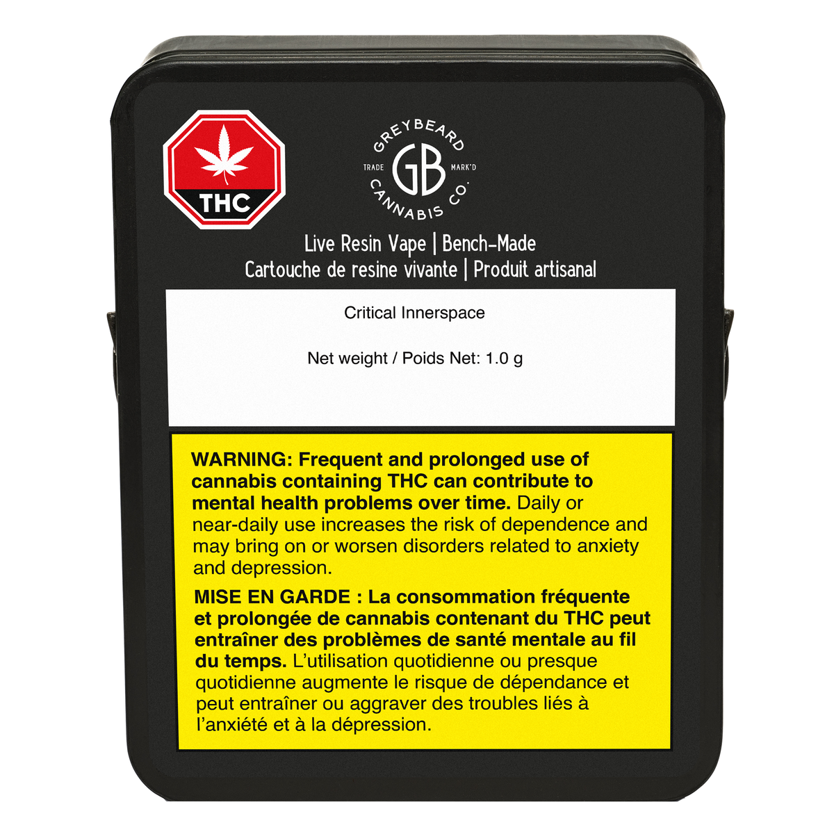 Bench-Made Live Resin 510 Vape