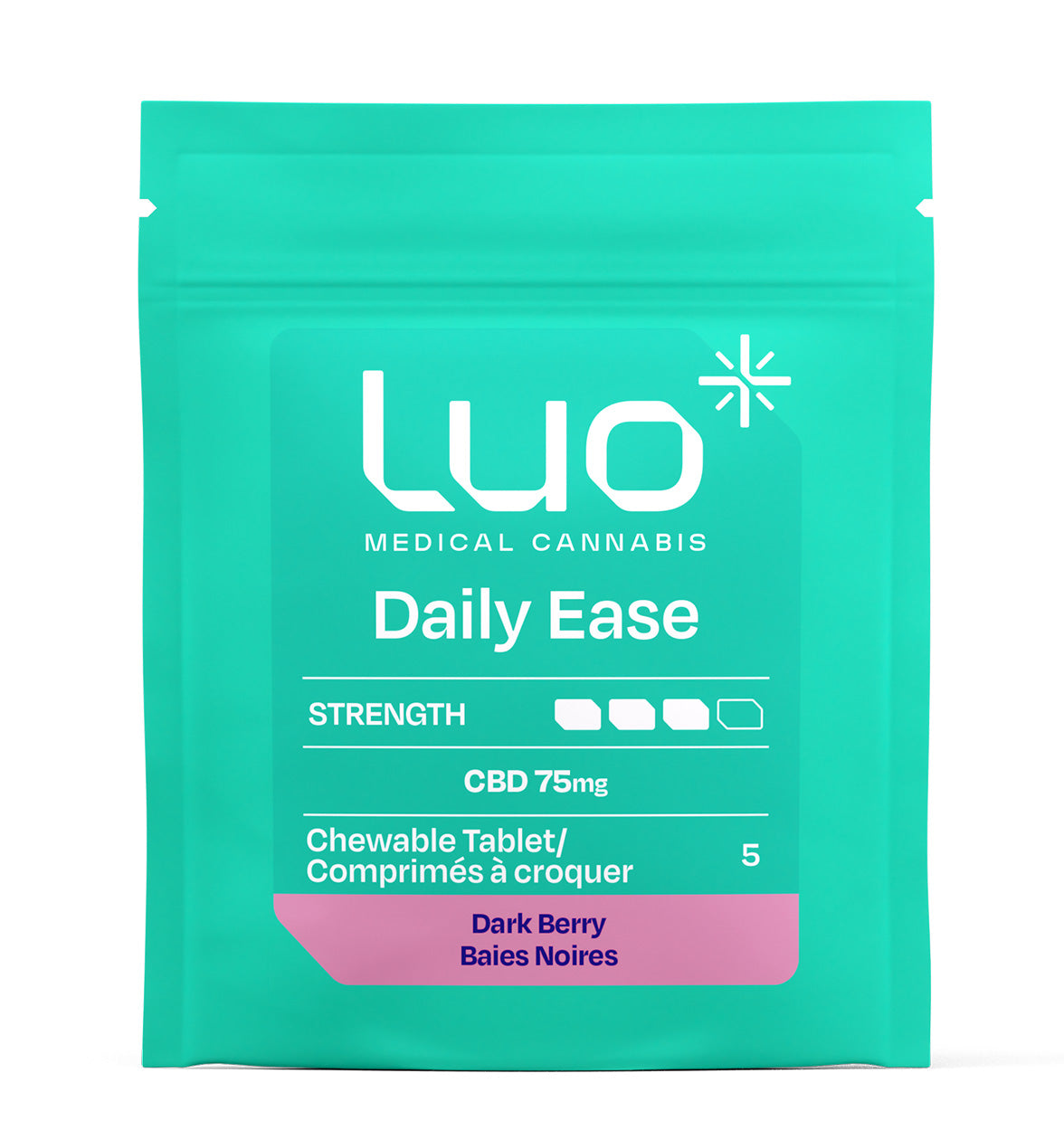 Trial Size Dark Berry Tablet CBD 75mg