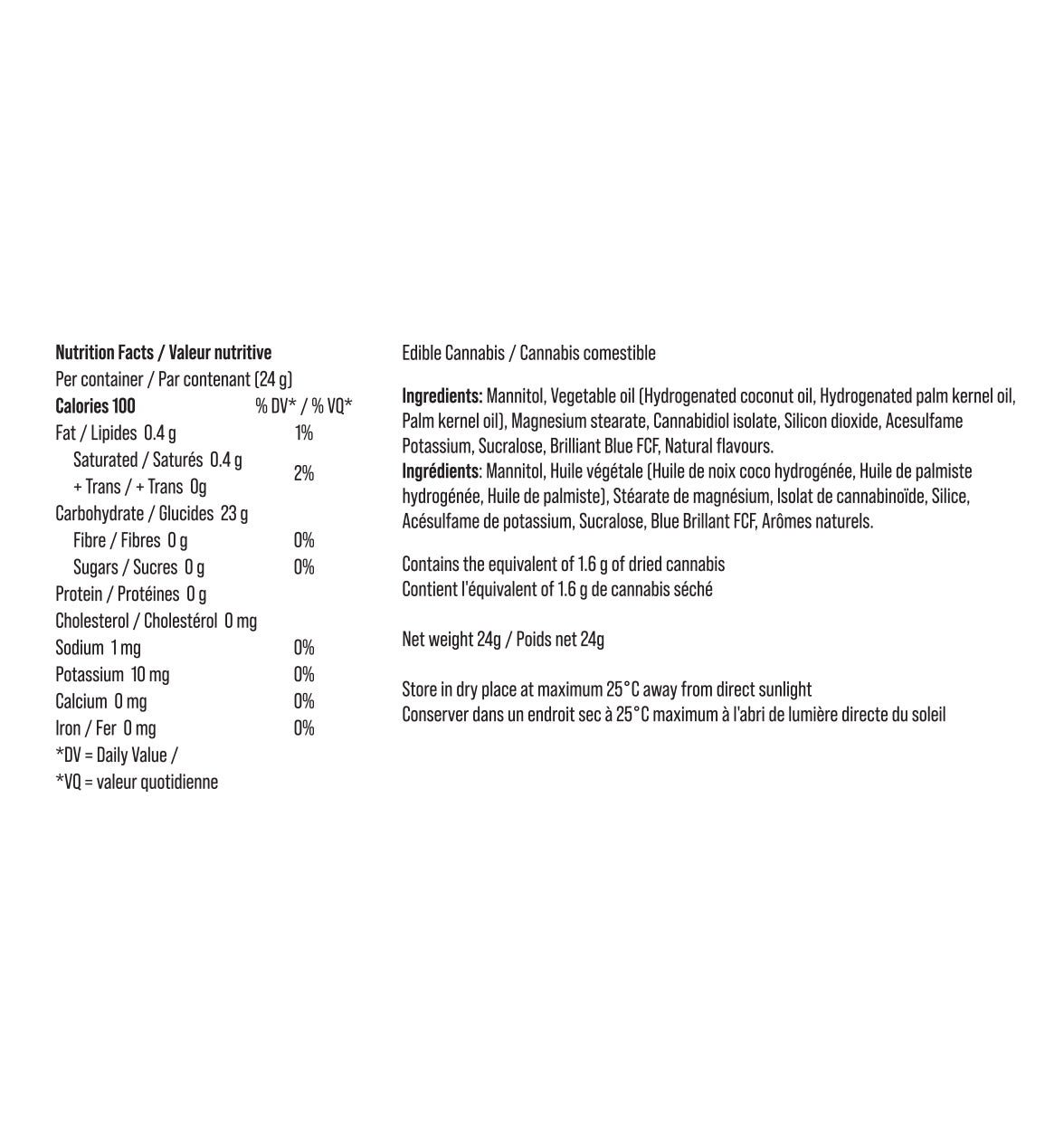 Vanilla Mint CBD Lozenges 5 mg