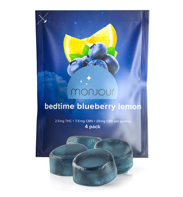 Jujubes sans sucre Nuitée bleuet-citron CBD + CBN + THC